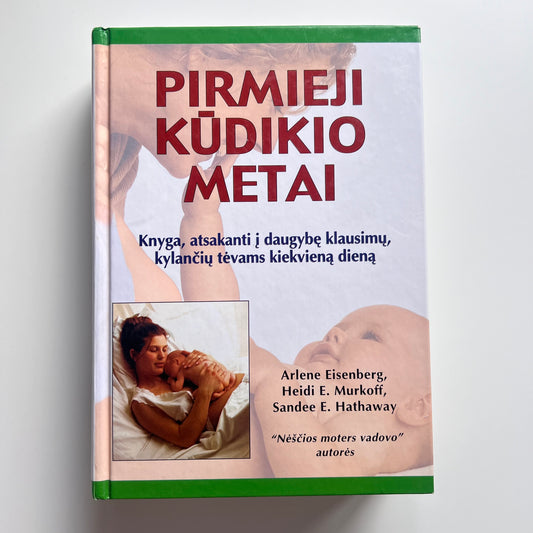 Knyga Pirmieji kūdikio metai